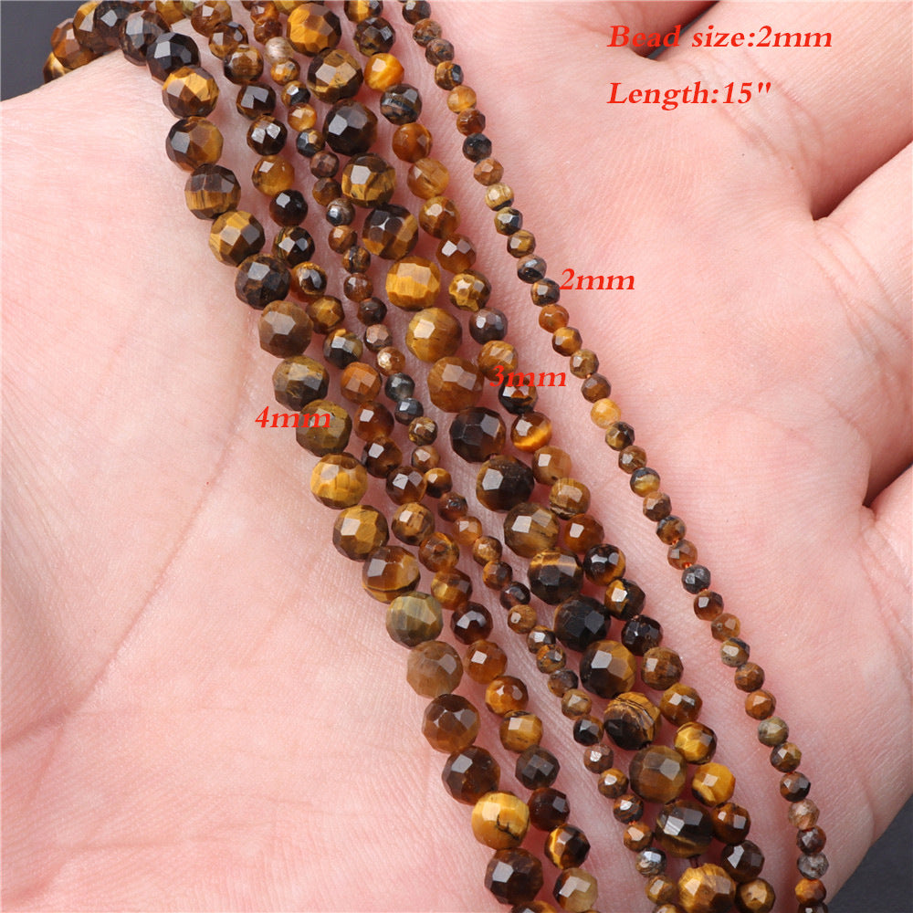 Natural Tigereye Abacus Spacer Beads for DIY Jewelry Making