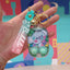 Cute Cartoon Character PVC Keychain with Water Ring Toss Game Toy Attachment