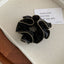 Women's Elegant Satin Hair Tie Set - Solid Color & Textured Scrunchies