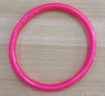 Elegant Gold Foil Silicone Women's Bangle Bracelet