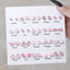 1 Set Cute Colorful Flower Resin Ear Studs - 20 Pairs Earrings Set