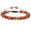 Ethnic Geometric Natural Stone Tiger Eye Beaded Adjustable Bracelet