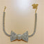 Fashion Rhinestone Bow Tie Choker Necklace