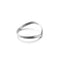 Simple Heart-Shaped Stainless Steel Adjustable Ring Set