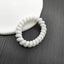 Simple Solid Color Rubber Hair Tie & Frosted Traceless Head Rope Set