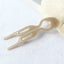 Women's Casual Solid Color U-Shaped Wavy Hairpin - Versatile Headwear for Back of Head Styling