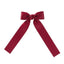 Children's Macaron Bow Knot Hair Clip - Solid Color Cute Hairpin Ornament