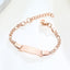 Simple Geometric 18K Gold Plated Stainless Steel Adjustable Kid's Bracelet