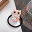 Women's Owl Rhinestone Acetate Hair Ring - Fashionable Ponytail Holder