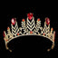 Elegant Zircon Inlay Baroque Bridal Crown for Weddings