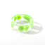 Simple Style Colorful Acrylic Fruit Resin Women's Ring