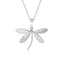 Dragonfly 304 Stainless Steel Plated Pendant Necklace - Minimalist Luxury DIY Accessory