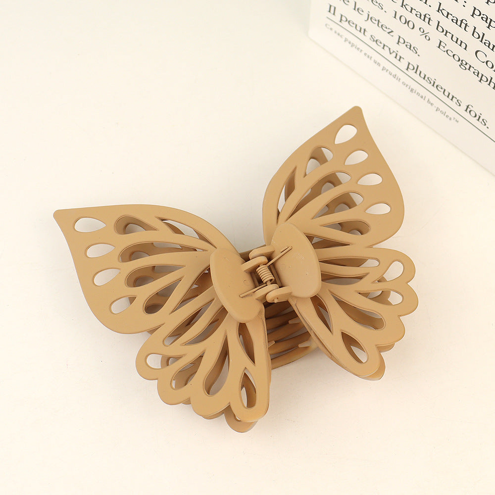 Sweet Butterfly Double Layer Hollow Hair Claw Clip