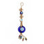 Evil Eye Alloy Keychain with Teardrop Pendant for Car Accessories