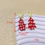 1 Pair Modern Style Christmas Tree & Snowman Polymer Clay Drop Earrings