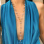 Elegant Beach Tassel Long Rhinestone Necklace in Gold/Silver