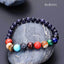 Solar System Natural Stone Beaded Unisex Bracelet