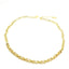 18K Gold Plated Infinity Heart Zircon Smile Necklace