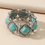 Simple Style Geometric Alloy Inlay Turquoise Women's Bangle