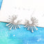 Luxurious Flower Alloy Plating Artificial Pearls Rhinestones Women'S Ear Studs 1 Pair