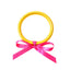 Classic Style Solid Color Plastic Bowknot Women's Buddhist Bangle