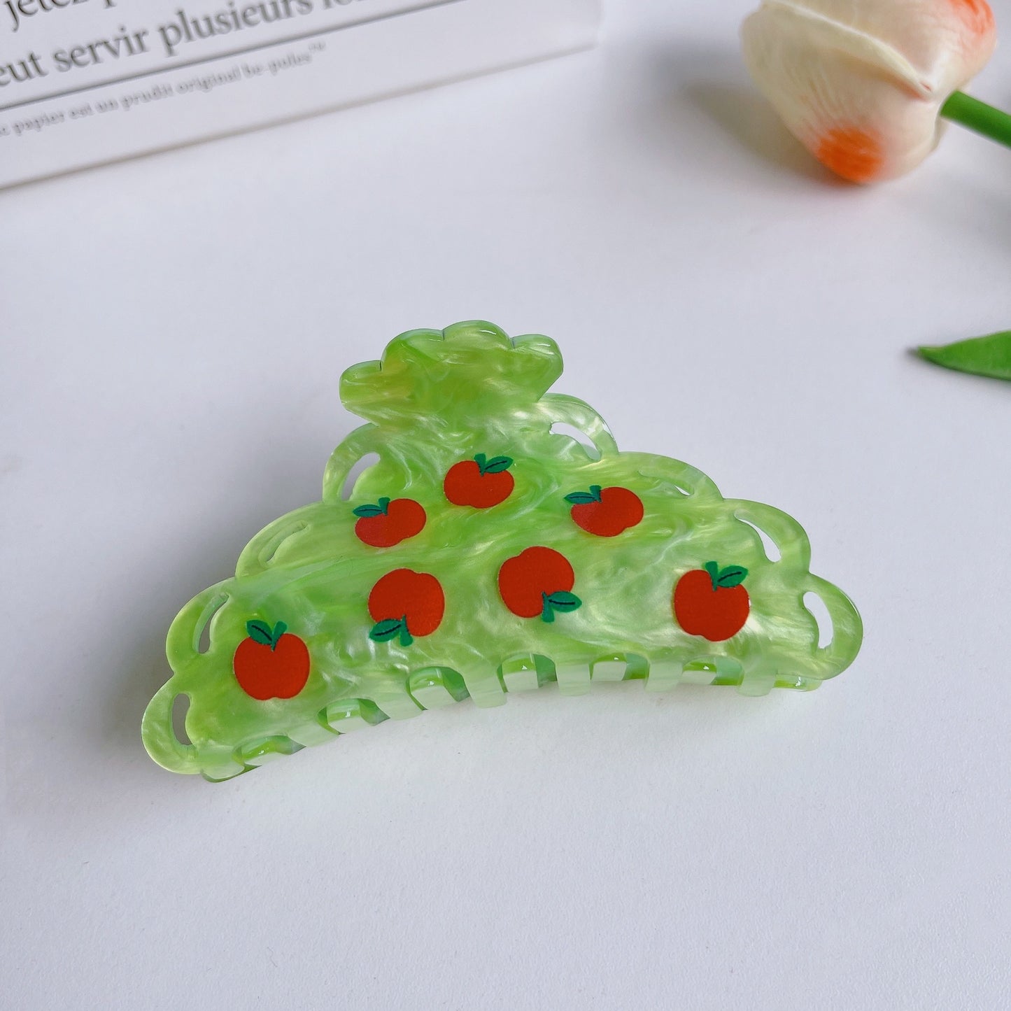 Sweet Fruit Series Acetate Hair Claw Clip