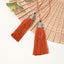 Simple Metal Fish Mouth Tassel Line Fashion Earrings