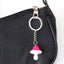 Cute Streetwear Colorful Mushroom Acrylic Alloy Keychain Pendant