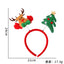 Christmas Reindeer Antler Headband Geometric Party Decorations