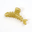 Casual Fishbone Transparent Hair Claw Clip for Women