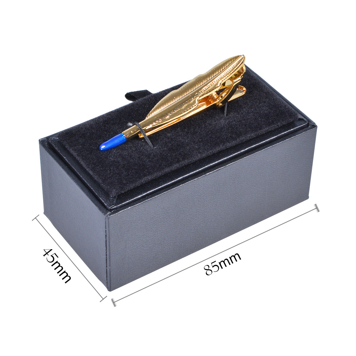 Premium Natural Pearl Abalone Shell Tie Clip for Wedding and Business Suit