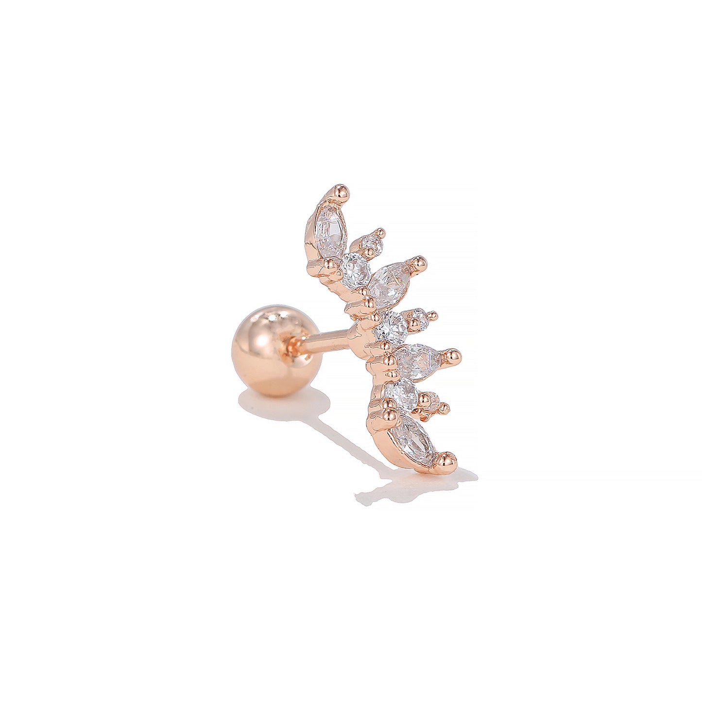 Geometric Devil's Eye Zircon Inlay Ear Cartilage Studs and Earrings