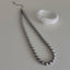 Elegant Gray Pearl Acrylic Beaded Women's Necklace