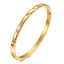 18k Gold Plated Zircon Stainless Steel Bracelet for Women