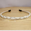 Bridal Pearl Hair Band - Korean Style Elegant Headband and Hairpin Set