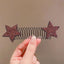 Lady Star Rhinestone Insert Comb for Hair Styling