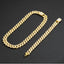 Hip-hop Geometric Rhinestone Men's Necklace and Bracelet Set - Punk Double Row Design