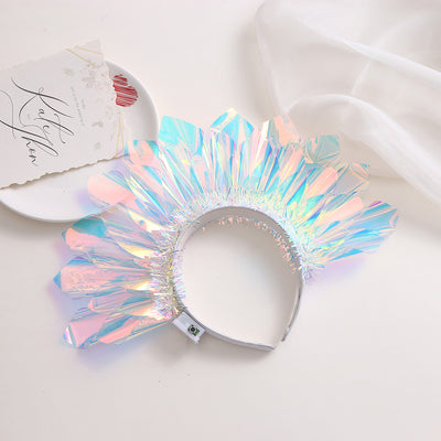 Creative Luminous Color Film Headband for Kids - Halloween and Christmas Party Dress Up Accessories