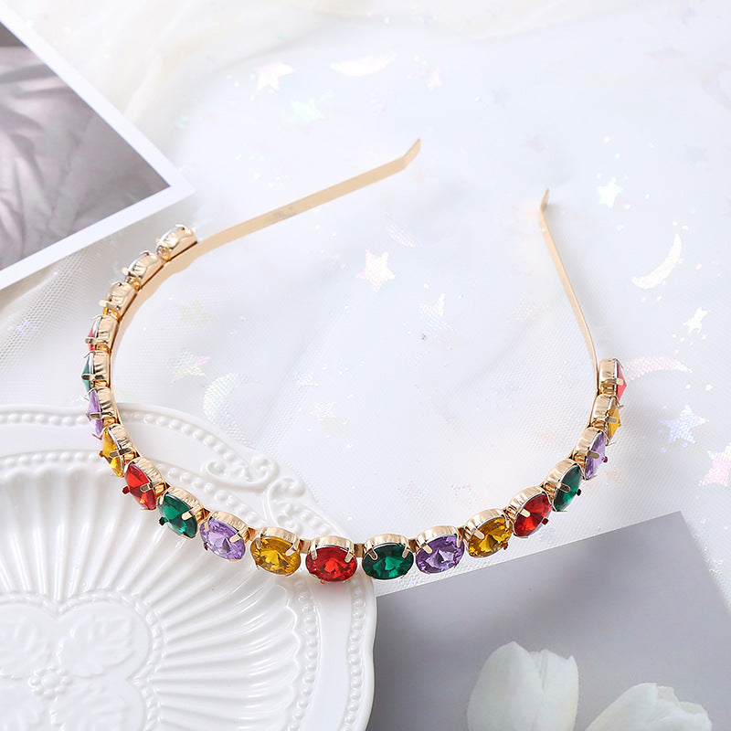 Fashion Rhinestone Cat Ear Pearl Hairband