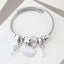 Y2K Swan Shell Stainless Steel Beaded Bracelet