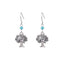 1 Pair Ethnic Style Geometric Alloy Plating Turquoise Women'S Drop Earrings