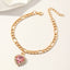 Fashion Simple Full Diamond Love Zircon Bracelet