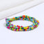 Wholesale Multi-Layer Geometric Seed Bead Plated Waist Chain