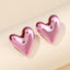 Candy Color Acrylic Round and Star Stud Earrings for Women