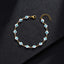 Stainless Steel Enamel Eye Bracelet - Fashionable Beaded Jewelry for Women and Couples