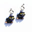 Halloween Bat & Pumpkin Resin Epoxy Earrings for Women