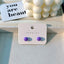 1 Pair Acrylic Patchwork Ear Studs - Candy Color Frosted Beanie Earrings, Japanese and Korean Fashion for Women