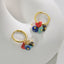 Vintage Style Stainless Steel Earrings Plating Artificial Pearls Stainless Steel Earrings