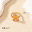 Retro Flower Design Alloy Statement Rings for Women