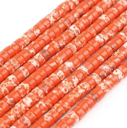 Natural Stone Spacer Beads 6x3mm Right-Angle Round Jade Wheel Beads for DIY Jewelry Making